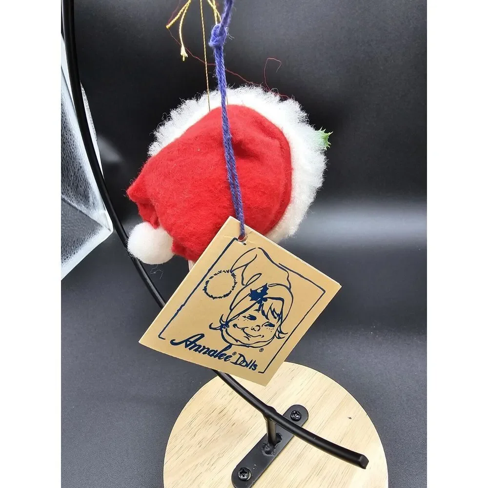 Vintage 1997 Annalee Mobilitee Dolls Santa Ornament‎ Christmas